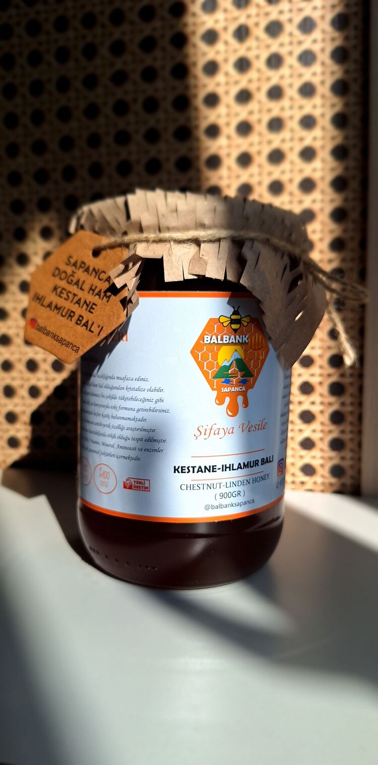 SAPANCA AÇIK RENK ACIMSI KESTANE-IHLAMUR BAL 660CC/ NET 900 GR