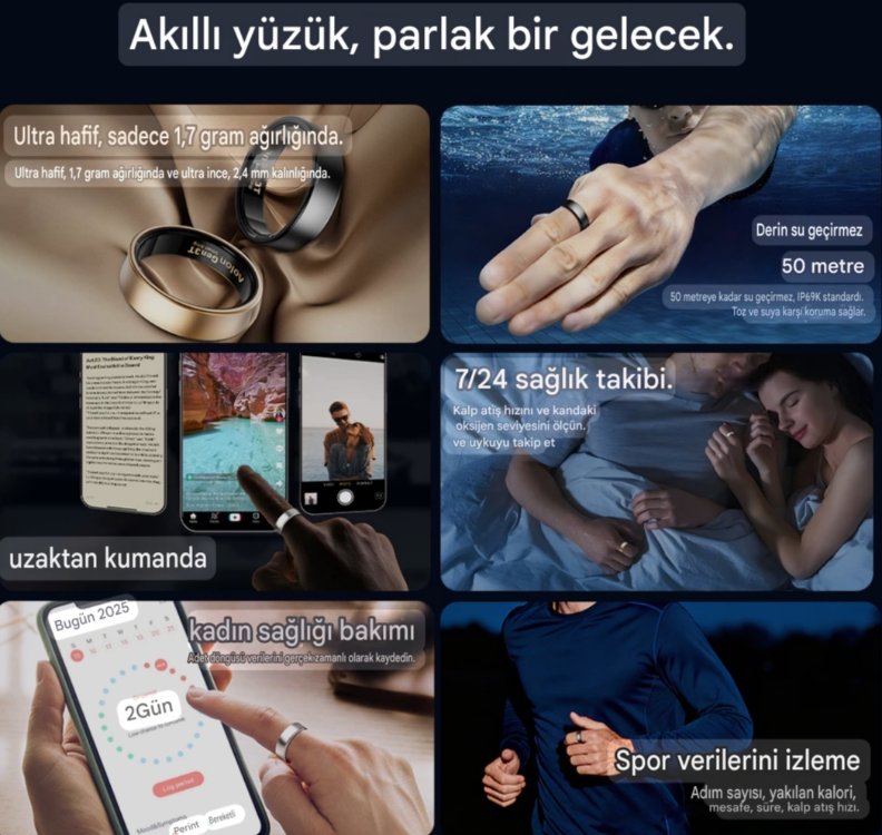 AOLON AKILLI YÜZÜK