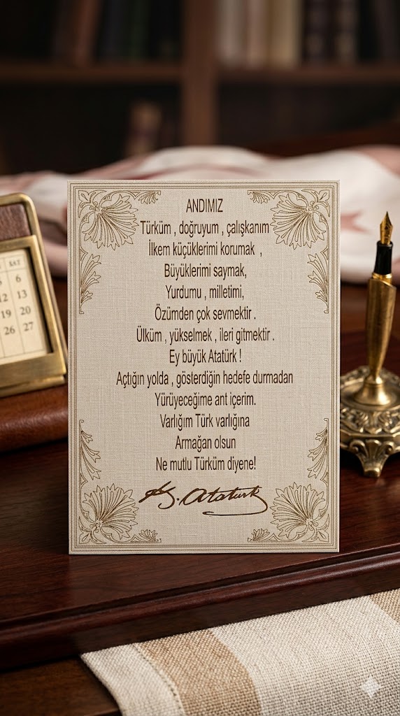 Andımız ( Lazer Kazıma )