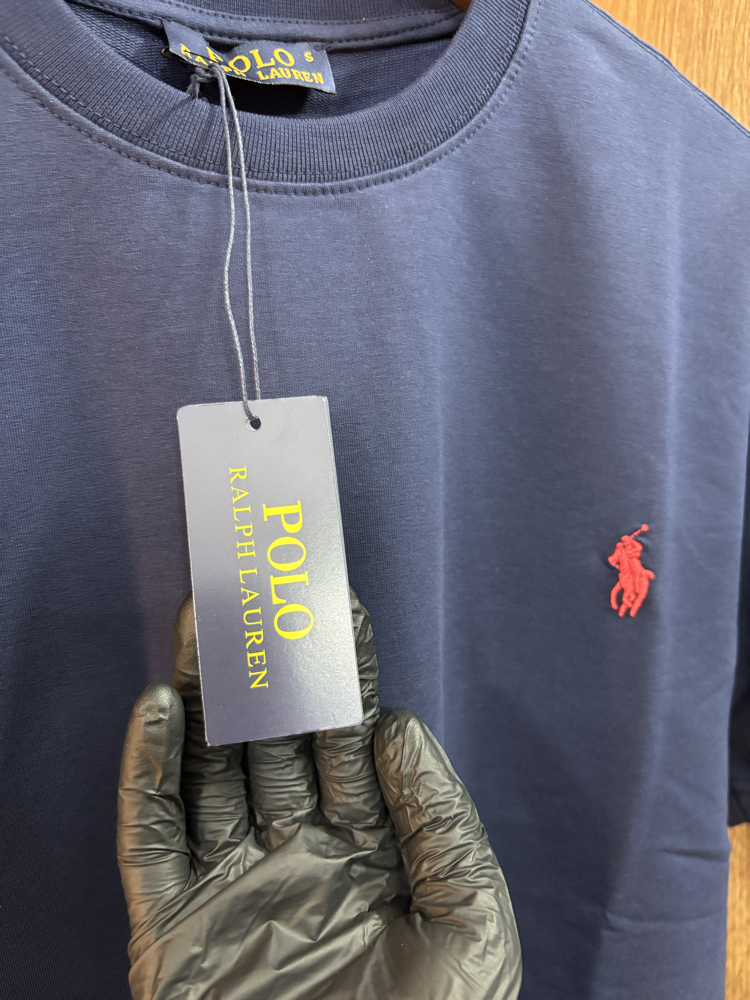 LACİVERT PREMIUM DÜZ YAKA POLO T - SHIRT