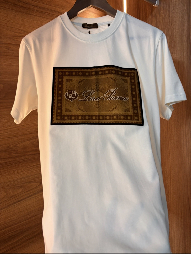 LORO PİANO PREMİUM T-SHİRT(BEYAZ)