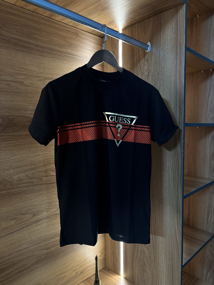 SİYAH GUES PREMIUM T - SHIRT