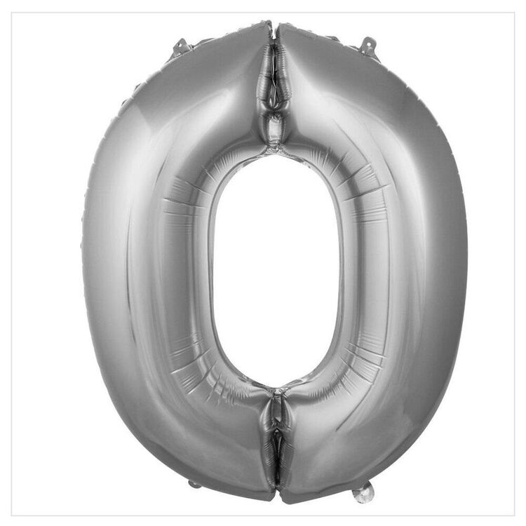 0 Rakam Folyo Balon 40'inç (100 Cm) 34" (76Cm) 16"(36Cm)