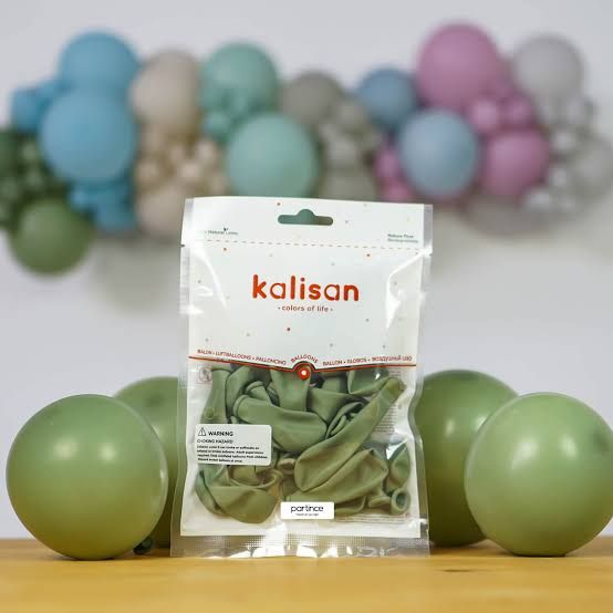 Kalisan 12' Retro Okaliptüs (Eucalyptus) Balon 100'lü