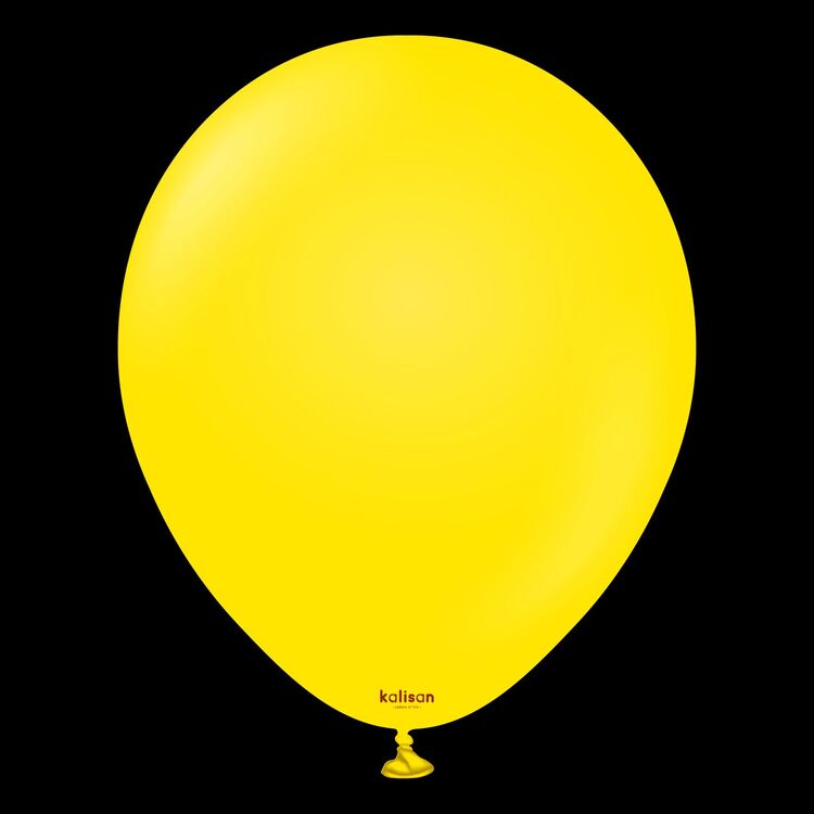 Kalisan 12" Lateks Sarı Balon 100"lü
