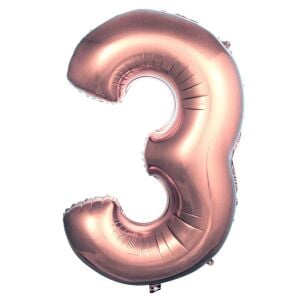 3 Rakam Folyo Balon 40'inç (100 Cm) 34" (76Cm) 16"(36Cm)