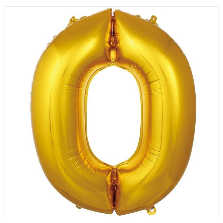 0 Rakam Folyo Balon 40'inç (100 Cm) 34" (76Cm) 16"(36Cm)
