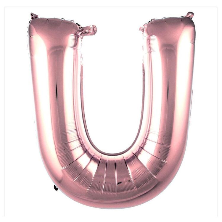 U Harfi Folyo Balon 40'inç (100 Cm) 34" (76Cm) 16"(36Cm)