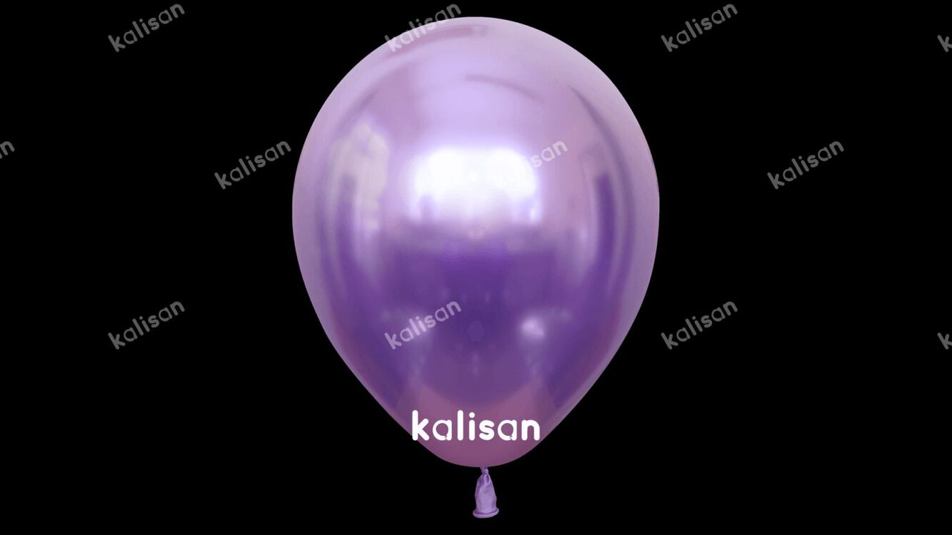 Kalisan 12" Krom mirror Mor (violet) Balon 50'li