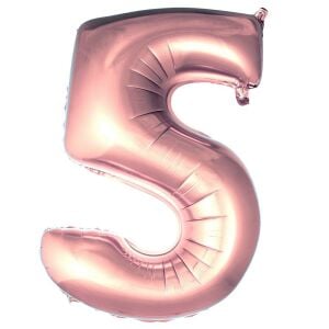 5 Rakam Folyo Balon 40'inç (100 Cm) 34" (76Cm) 16"(36Cm)