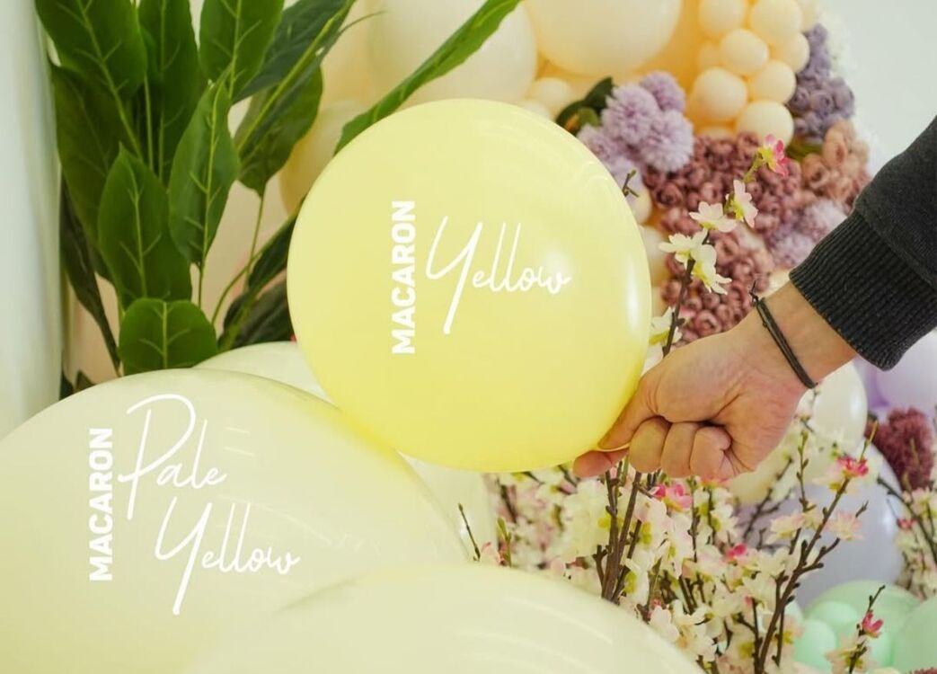 Kalisan 12" Makaron Sarı Balon 100'lü