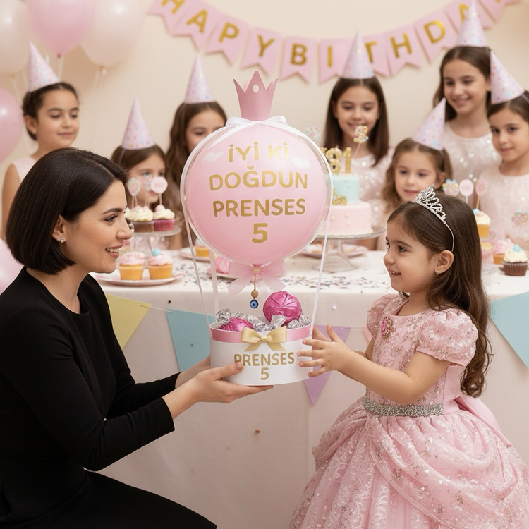 Küçük Prenseslere Doğum Günü Kutusu 