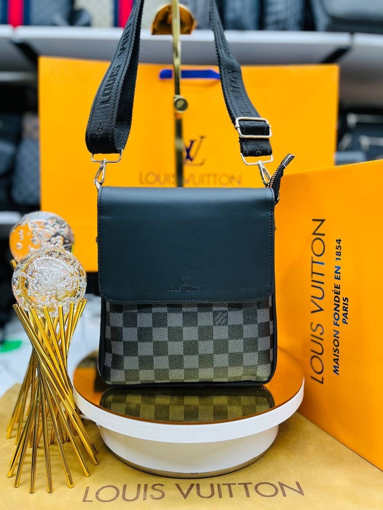 Lv Erkek Deri Omuz Çanta