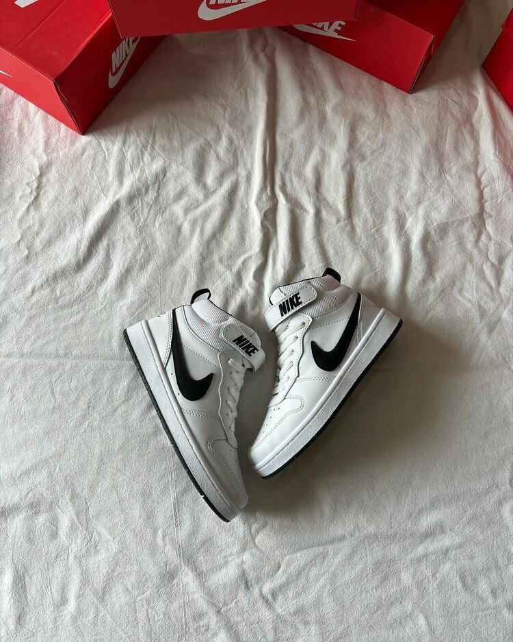Nike Court Brough Beyaz Siyah