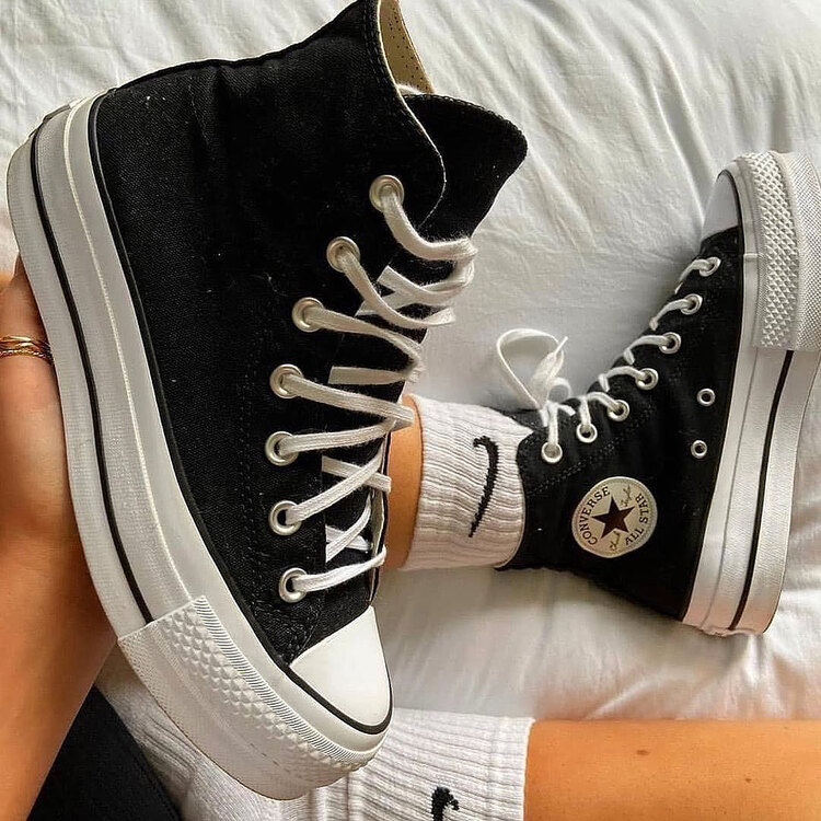 Converse Platform Siyah