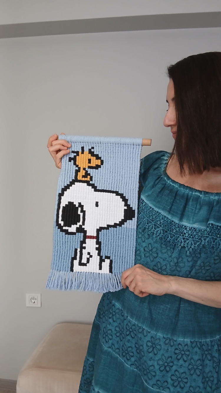 Snoopy Duvar Halısı