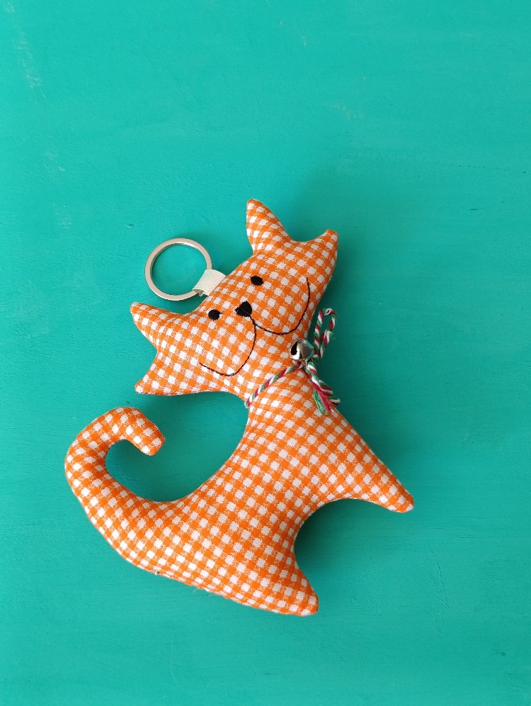 Turuncu Pötikare Kedi Charm