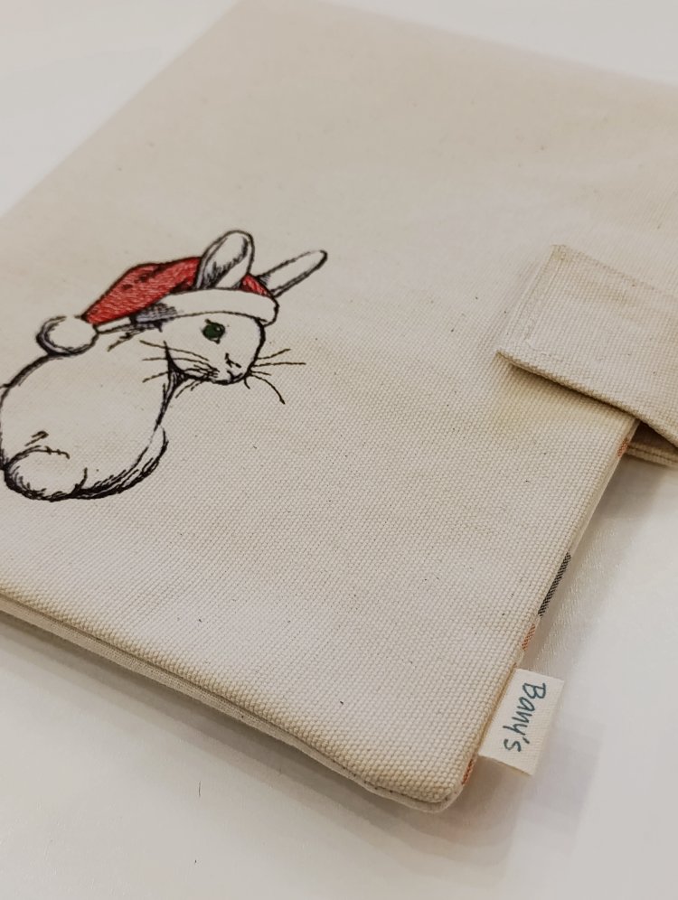 Noel Tavşan Kitap Çantası 