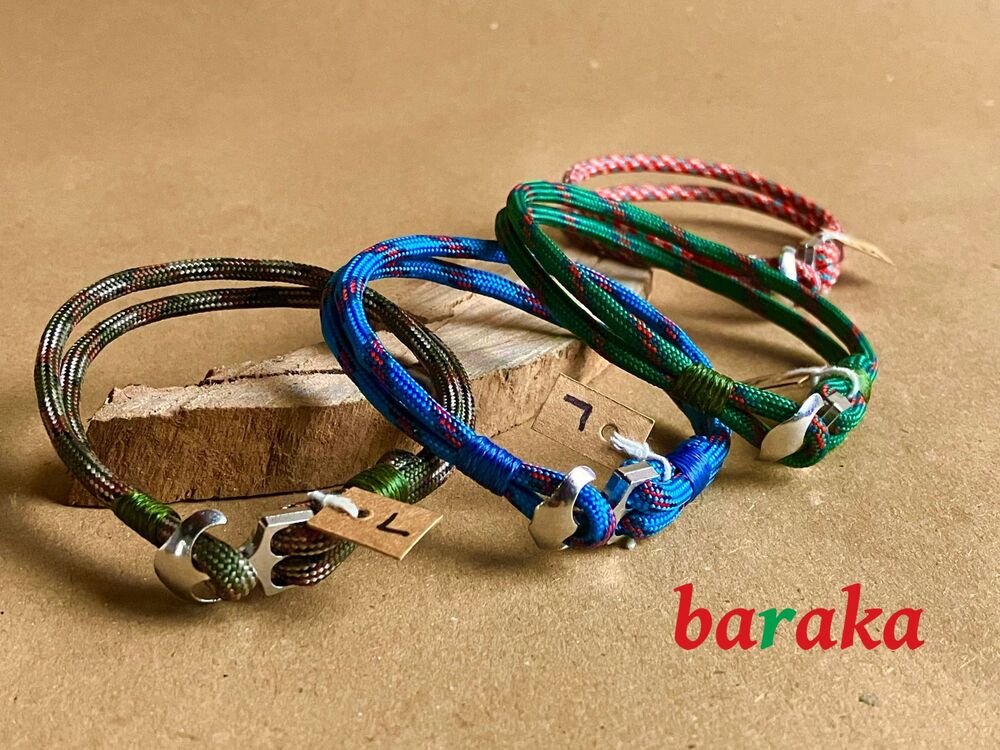 Paracord iple çapalı bileklik - Ürün Kodu: 083
