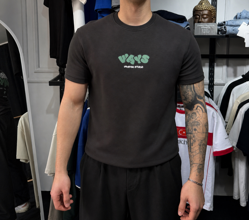 Barch Fashion “Good Ways” T-Shirt (Füme)