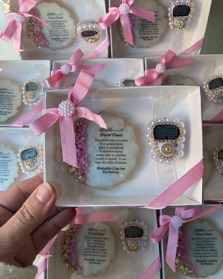Zikirmatik ve Kişiye Özel Epoksi Magnet Hediyelik – Mevlid, Kına, Nikah (25 Adet)