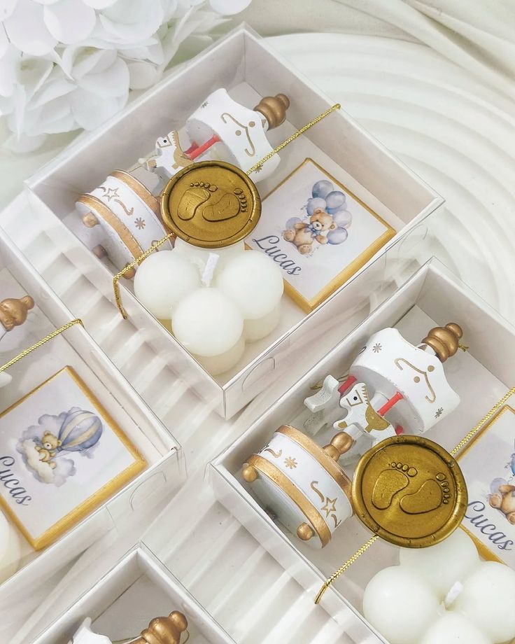 Karusel Temalı Bebek Hediye Kutusu – Baby Shower / Doğum / 1 Yaş Hediyeliği (25 Adet)