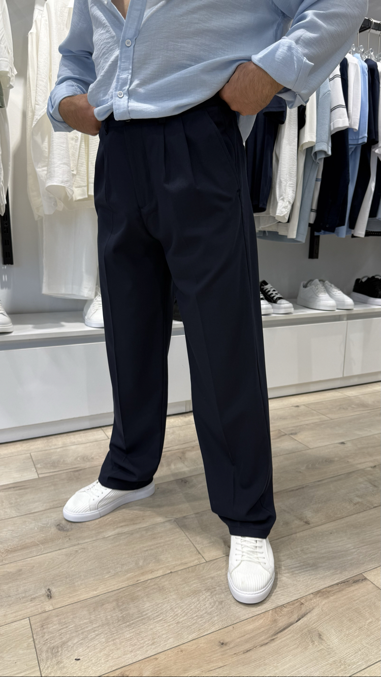 Baggy Kumaş Lacivert