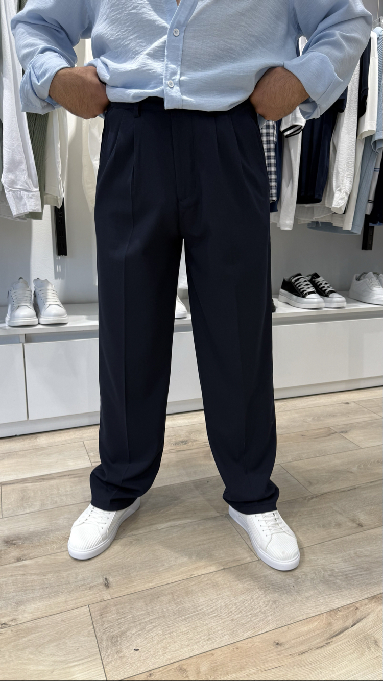 Baggy Kumaş Lacivert