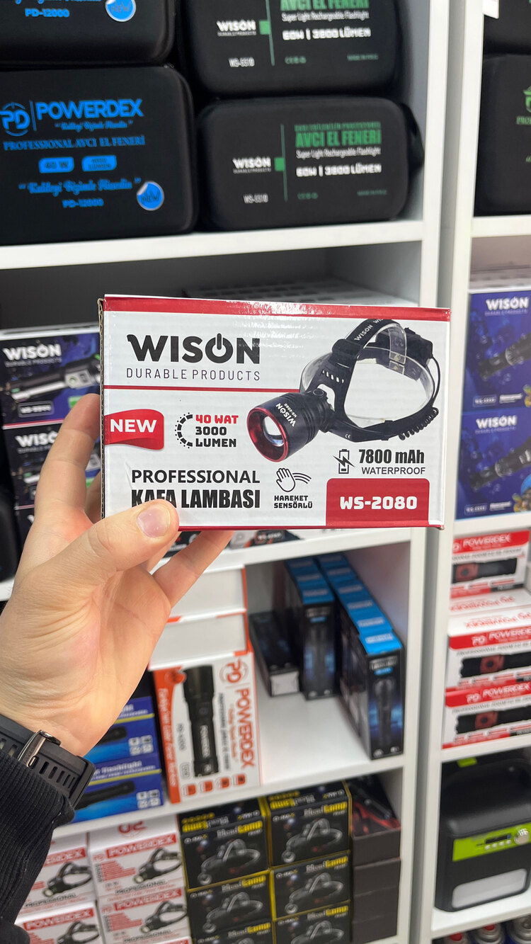 Wision Ws-2080 Profesyonel 3000 Lümen 40 wat kafa lambası