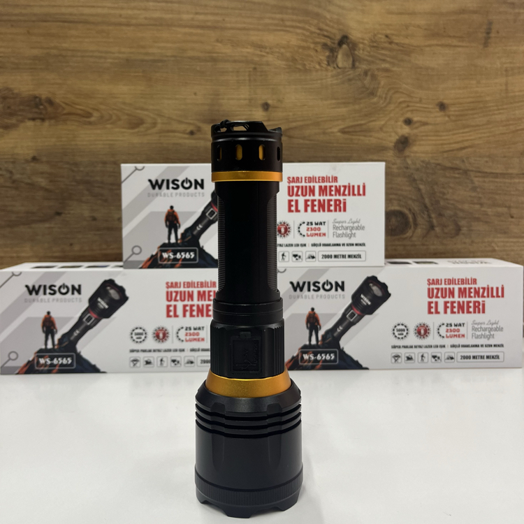 Wison Ws-6565 20w 2000 Lümen Profesyonel El Feneri