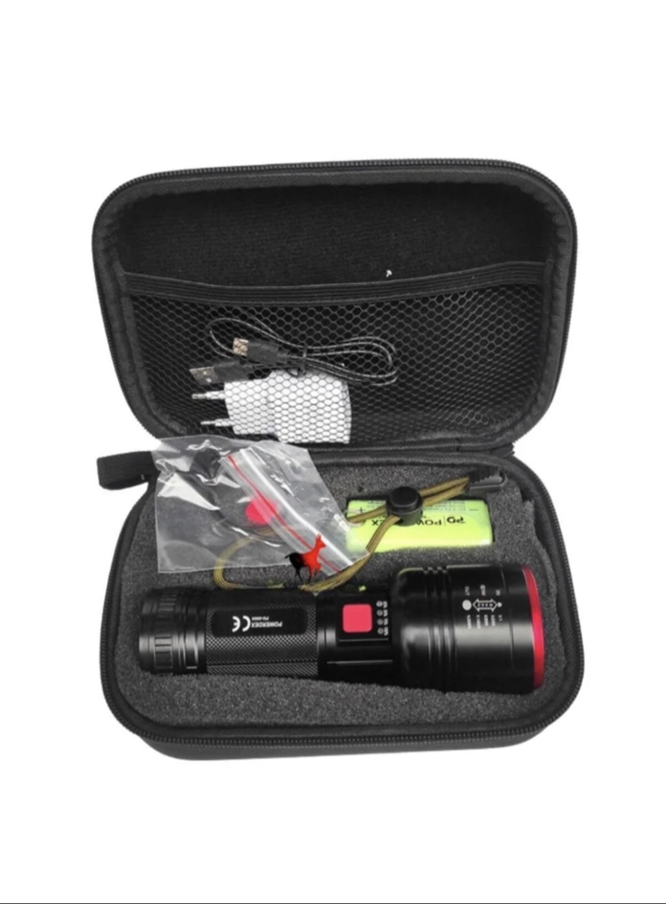 Powerdex PD-9000 2000 Lümen 20 W Profesyonel Avcı Zoomlu Fener