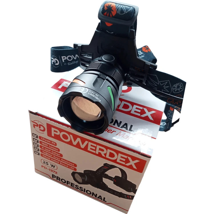 Powerdex 25w 1800 Lümen Profesyonel Kafa Lambası