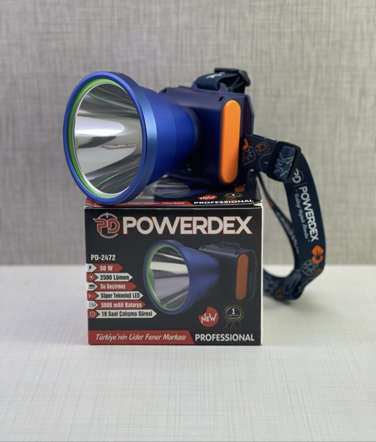 Powerdex PD-2472 2500 Lümen 50 W Zoomsuz Kafa Feneri