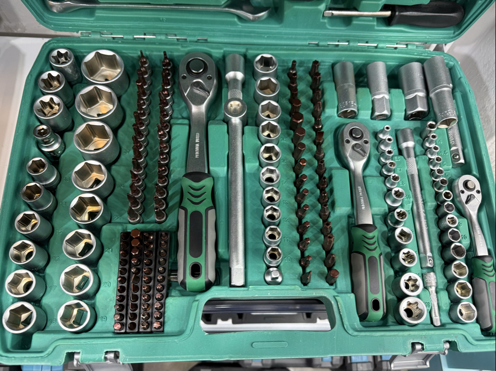 216 Parça Chrome Vanadium Lokma Takımı 