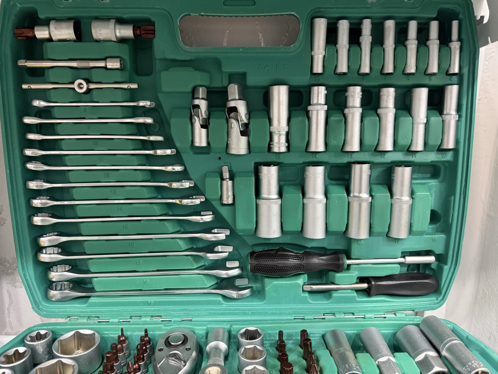 216 Parça Chrome Vanadium Lokma Takımı 