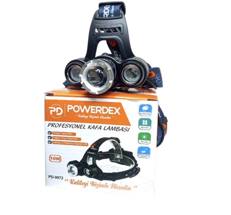 Powerdex Ultra Profesyonel Ultra Kaliteli Kafa Lambası