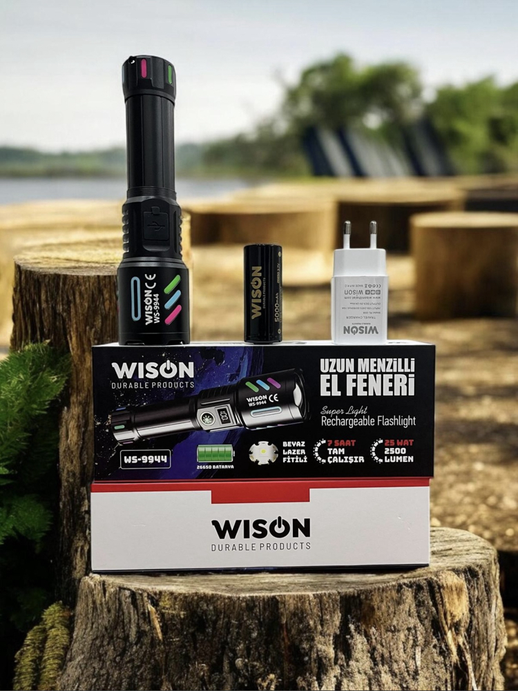 Wison Ws-9944 25w 2500 Lümen Profesyonel El Feneri