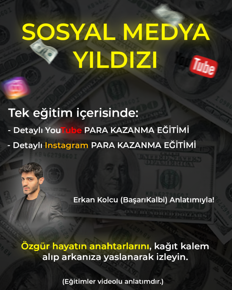 SOSYAL MEDYA YILDIZI - 0'dan YouTube ve Instagram eğitim seti