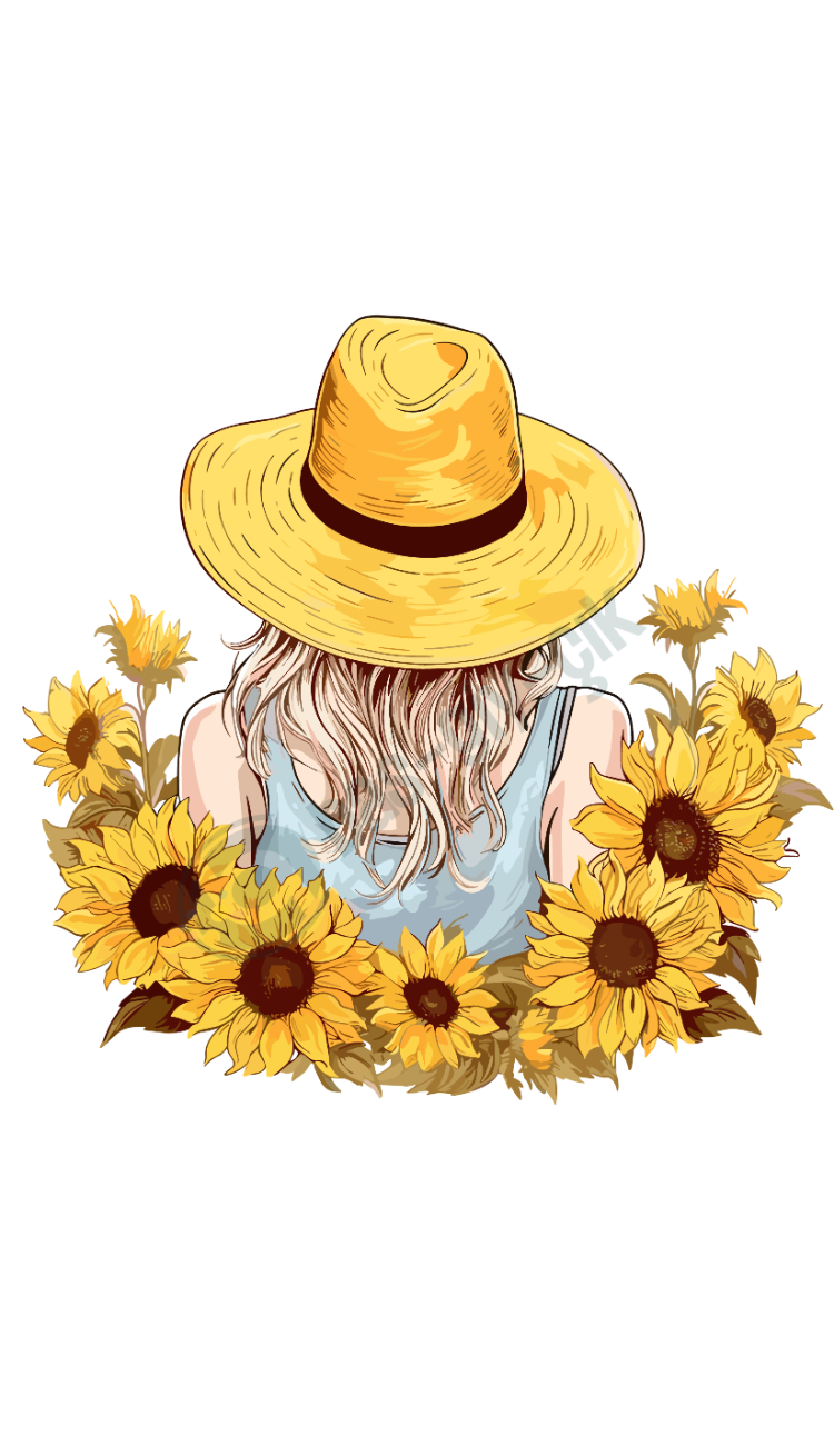 SUNFLOWER GIRL 24 CM