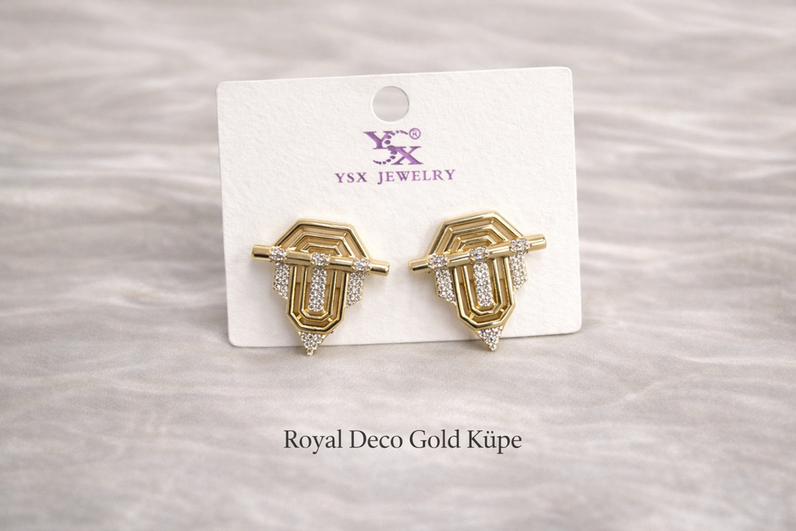 Royal Deco Gold Küpe