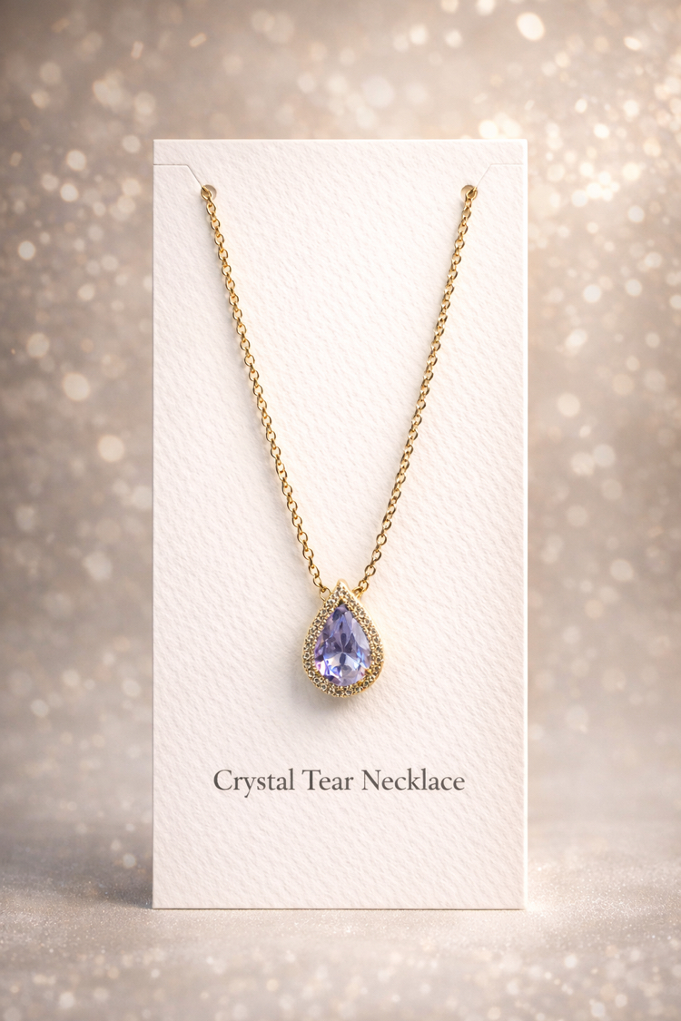 Crystal Tear Kolye