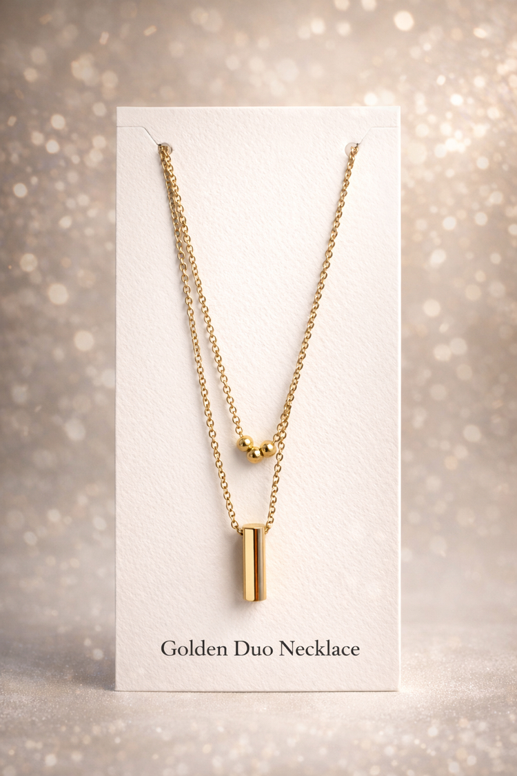 Golden Duo Necklace