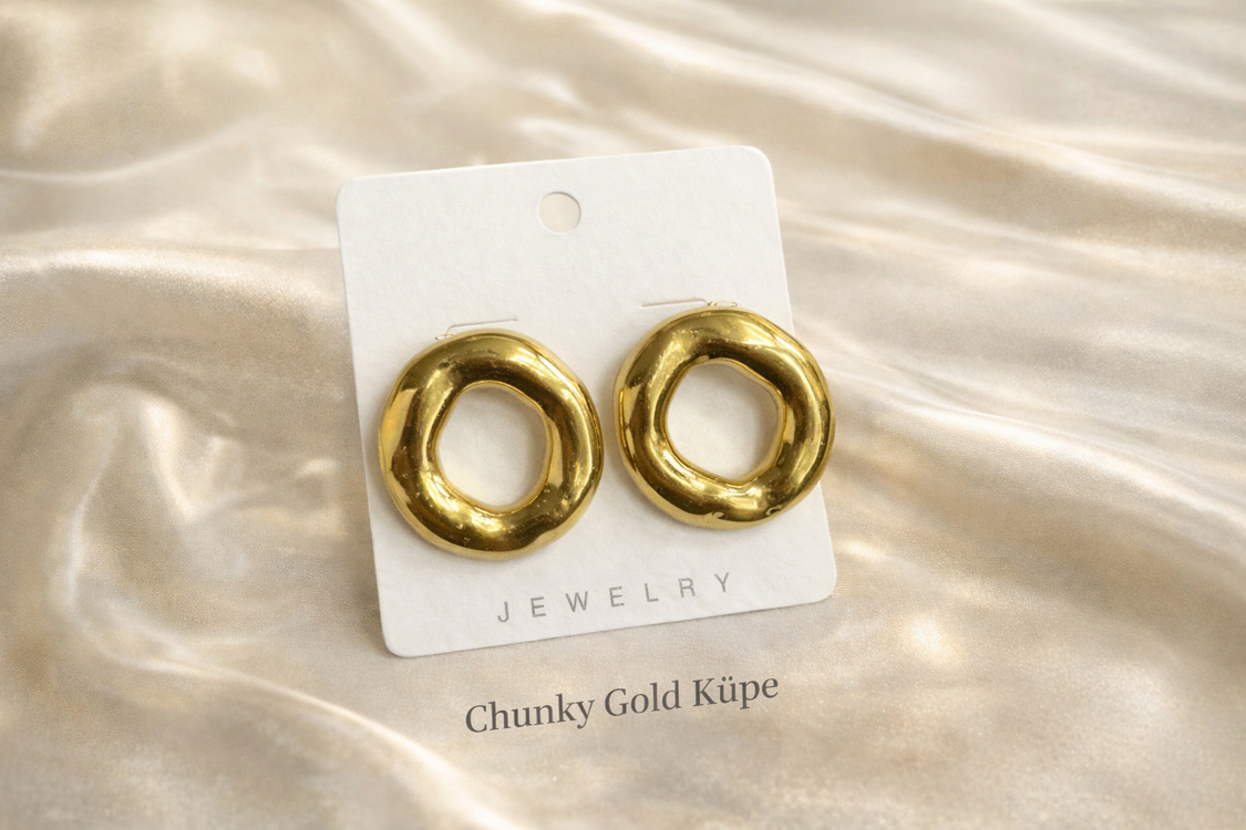 Chunky Gold Küpe