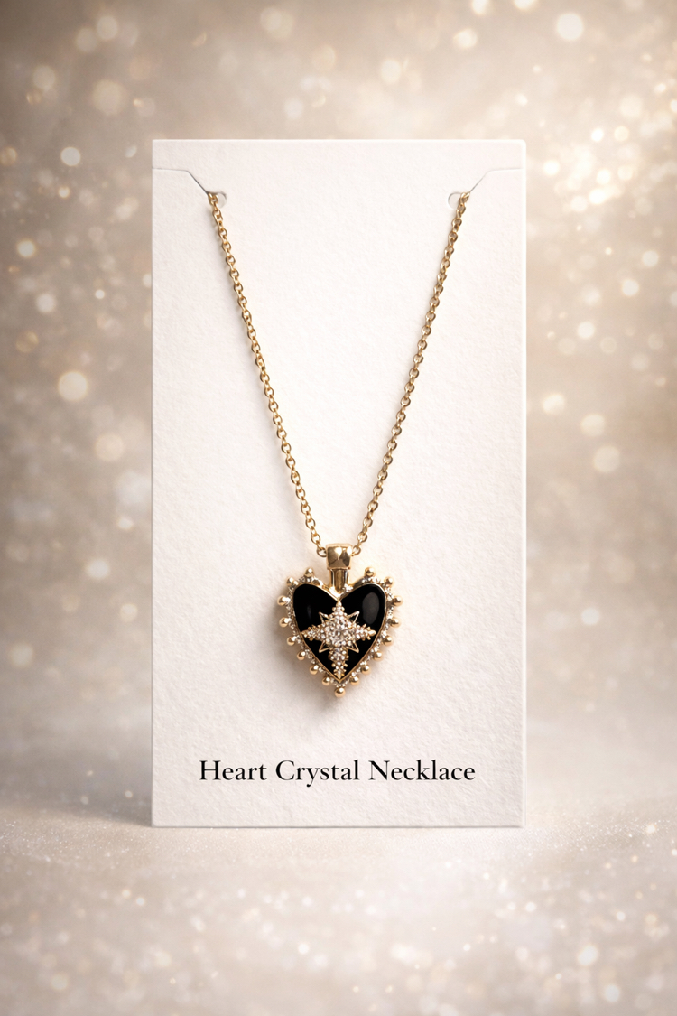 Heart Crystal Necklace