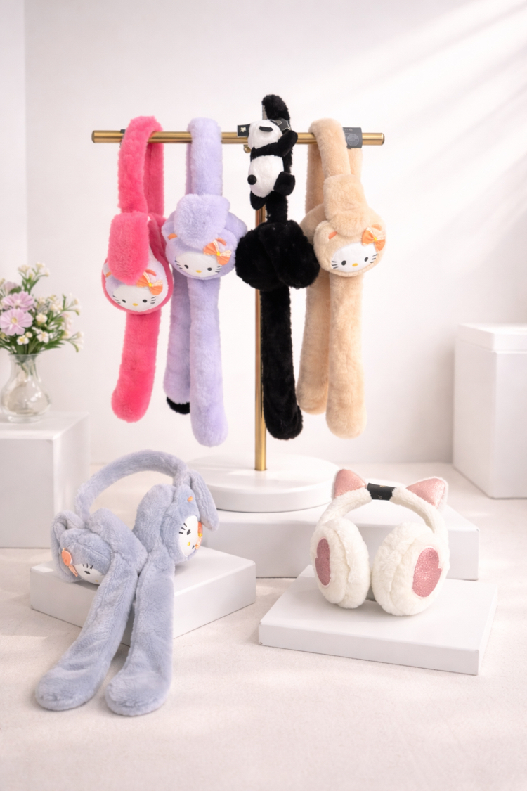 Peluş Hareketli Oynar Oyuncaklı Kulaklık