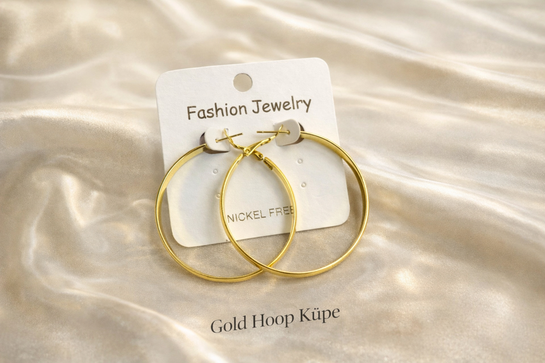 Gold Hoop Küpe
