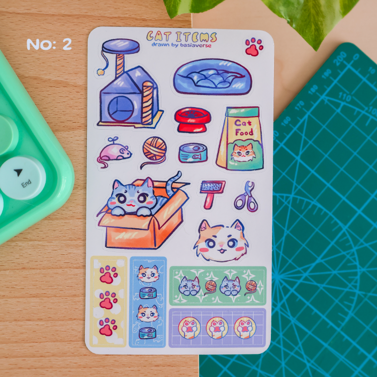 Cat Life Sticker Sayfaları