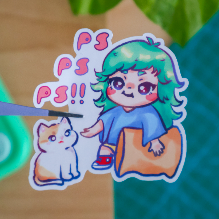 PSPSPS Basia Sticker