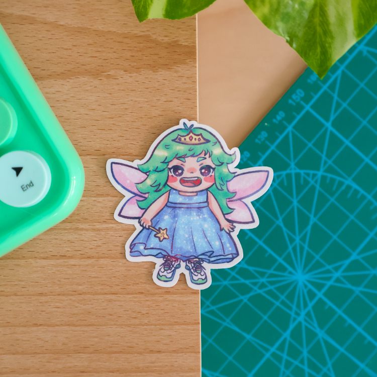 Fairy Basia Hologram Sticker