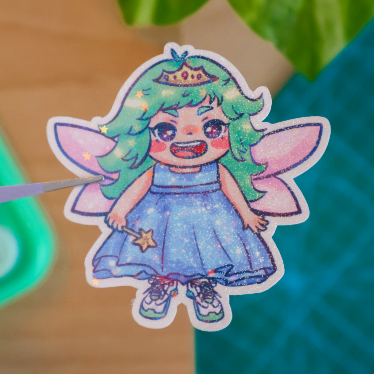 Fairy Basia Hologram Sticker
